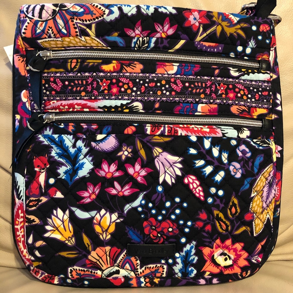 Vera Bradley Triple Zip Hipster